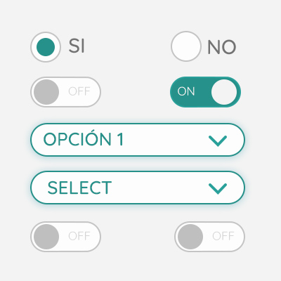 Radio Buttons, Checkbox y select personalizados con CSS